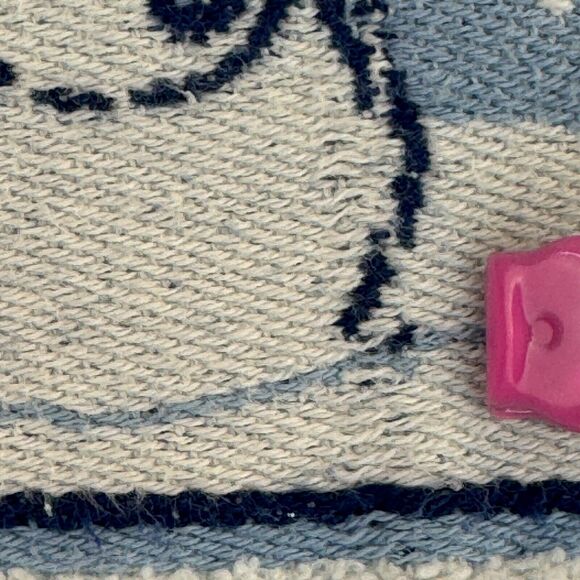 Vintage Bath Towel Cecil Sayday Set of 2 Snowman Snowflakes Blue white - Picture 8 of 16